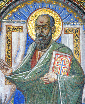 Mosaic of Saint Paul Greece